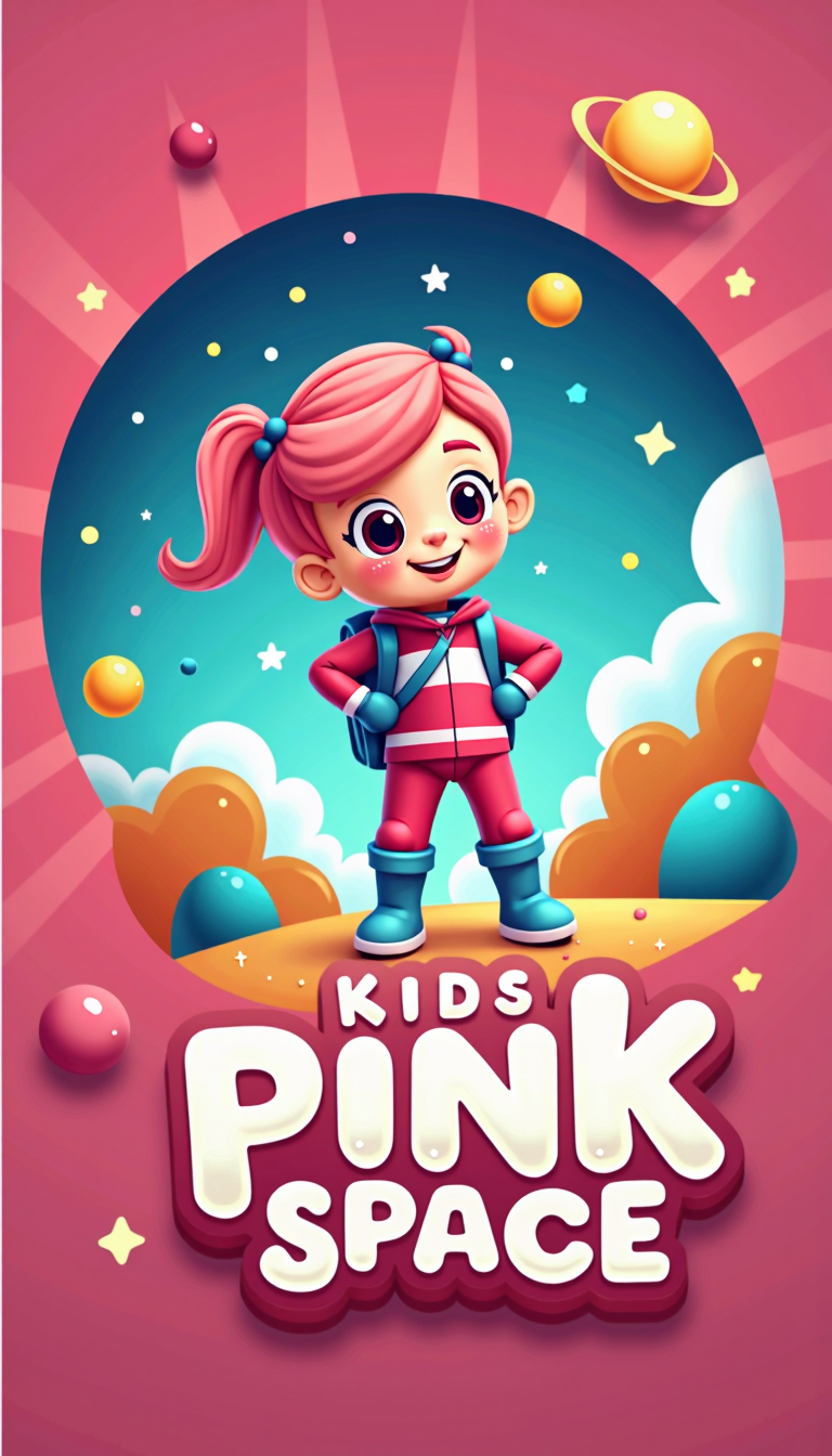 Kids Pink Space
